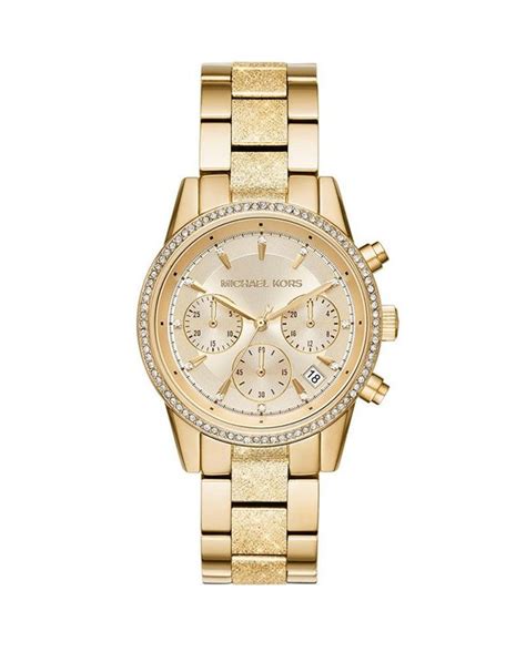 michael kors uhr mk6597|Michael Kors Ritz Gold Women's Watch .